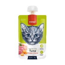 Wanpy Ton Tavuk Kedi Et Ezmesi X 10
