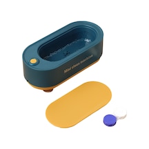 Leezsing Yeşil Mini Taşınabilir Ultrasonik Temizleyici - Gözlük, Mücevher, Saat Ve Lensler İçin - Pil Gerektirir Aaa Pil Yok + Rastgele Renkli Lens Kabı