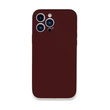 Newface Apple İphone 13 Pro Kılıf Lansman Legant Silikon - Bordo