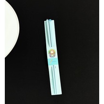 Kedi Figürlü Metal Chopstick Mavi Diğer
