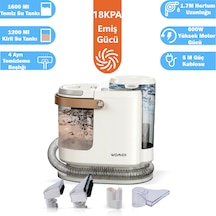 Womidi Halı Ve Koltuk Yıkama Makinesi 600w Güç 18.000 Pa Emiş Gücü Leke Çıkartma Makinesi 4 Başlıklı