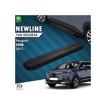 S-dizayn Peugeot 5008 2 Newline Siyah Yan Basamak 203 Cm 2017-2023 A+ Kalite