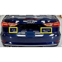 Audi Uyumlu A3 Ve 35 Tfsı Bagaj Yazısı Seti 2'li Paket 3m 3d Abs