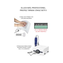 Protez Tırnak Cihaz Seti B135 Freze Cihazı & 3 Fanlı Tırnak Toz Toplama Cihazı