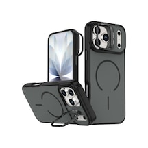 Hnrlıshp Joko Apple Apple iPhone Uyumlu  17 Pro Flexa Magsafe Kapak - Siyah