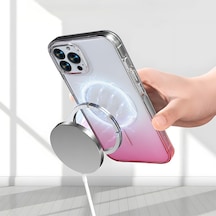 Nihcase Apple Uyumlu iPhone 16 Pro Max Kılıf Rainbow Renkli Septik Manyetik Şarj Kapak