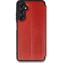 Galaxy  Uyumlu  S24 Fe Kılıf Flip Cover - Kırmızı Çok Renkli