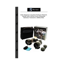 Hobi Ekipmanı Seyahat Hediyesi Mentch 20x50 Işıklı Perma Focus Otomatik Netleme Telemetre 1000m/56m Çok Renkli
