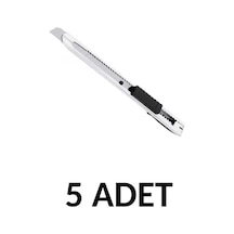 5 Adet Dar Metal Maket Bıçağı -