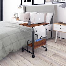 Dehalimited 60X40 Raflı Yükseklik Ayarlı Frenli Tekerlekli Çalışma Masası Lap