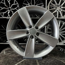 17 İnç 5x100 Boavista Polo İbiza Uyumlu Gümüş Jant Modeli V
