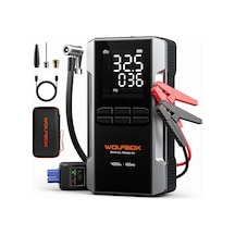 4000a Marş Yardımı, 160 Psı Kompresör 12v Akü Takviyesi 24000mah Powerbank Led Işık