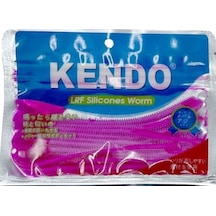 Kendo 10 Cm Lrf Silicones Worm Pink (Slim Gövde-Kokulu) 15 Adet