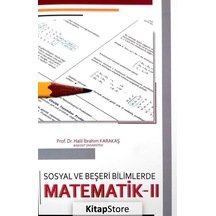 Sosyal ve Beşeri Bilimlerde Matematik-2 / Komisyon