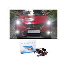 Peugeot 2008 Led Xenon Uzun Far Ampulü H7 Ultimate 9500 Lumens Yeni Seri Beyaz 2013-2019