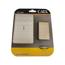 Cata Uzaktan Kumandalı Zil Ct-104 Led Işıklı Gold Çerçeve