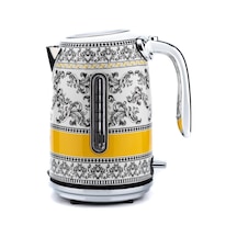 Berghoff Gem Royal Margery 1.7 Litre Sarı Siyah Desenli Su Isıtıc