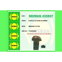 Dortlu - 551 - Flasor Dugmesı Megane I - Shopgpt - 8 Fıs