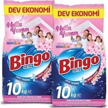 Bingo Matik 2 x 10 KG Mutlu Yuvam Renkliler ve Beyazlar Toz Çamaşır Deterjanı