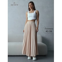 Keyem Yazlık Uzun Pile Etek 287395016 Sütlü