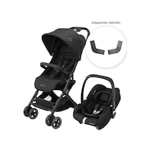 Maxi-Cosi Lara2-Cabriofix I-Size Ultra Kompakt Kabin Boy Seyahat Sistem Bebek Arabası Essential Black