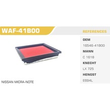 WINKEL WAF-41B00 Hava Filtresi Micra K11 92-02 K12 03-10 Note 07-11 1.0 1.2 1.4 16V