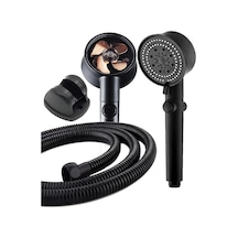 Mayaglory Siyah Turbo Fan 5 Fonksiyonlu Duş Seti Shower Set Siyah