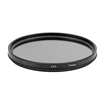Cpl Polarize Filtre Circular Polarizer Yansıma Önleyici Lens Filtresi 72mm Lensler İle Uyumludur