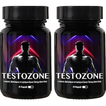 Testozone 2 Kutu Erkeklere Özel L-argininli Lepidyumlu 21li Bitkisel İçerikli