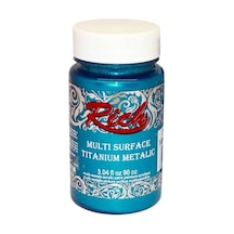 Rich Multi Surface Titanium Metalik Boya 90 Cc Turkuaz 2572