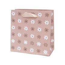 Pudra Pembe Çiçekli 20x20x7 12'li