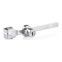 Premium Cam Kabin Kilidi, Metal Yapı, Şeffaf Ve Güvenli Tasarım, 14cm Uzunluk, Anahtar İle Kilit Sistemi, Dolap Ve Vitrinler İçin