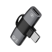 Coofbe 30w Hızlı Şarj Type-c To Type-c Dönüştürücü Çevirici Şarj Kulaklık Adaptörü Type-c Çoğaltıcı