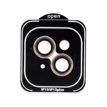 İphone 15 Pvd Metal Kamera Lens - Turuncu Diğer