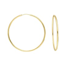 Glorria Altın 3,5 Cm Halka Küpe