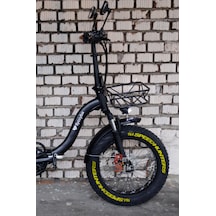 Elektrikli Bisiklet Speedhunters Lastik Yazısı Lastik Stiker Sarı