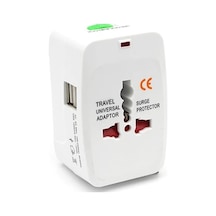 Çift Usb'li Üniversal Fiş blisterli
