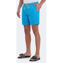 Slazenger RENO Erkek Cepli Deniz Şortu Turkuaz Mayo