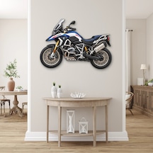 Macera Motosikleti Yan Görünüm - Metal Tablo - Dec0224 60 X 42 Cm Çok Renkli