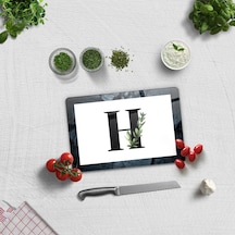 Decorita Cam Kesme Tahtası - Cam Kesme Tablası Harfli Tasarım H 20 CM x 30 CM