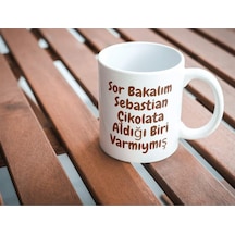Kişiye Özel Çikolata Tasarımlı Bardak Kupa 2795