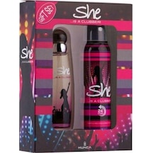 She Is A Clubber EDT Parfüm 50 ML + Deodorant 150 ML