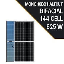 Lexron 625 W Monokrıstal 10Bb Half Cut Bıfacıal Solar Panel