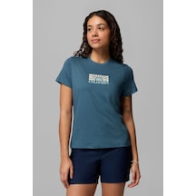 Columbia Kadın Tişört 2120061-429 Mavi