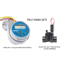 Hunter Node-100-ls 1 İstasyonlu Pilli Kontrol Ünitesi Pgv100 Vana