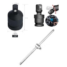 Rico 3/4 T Kol Havalı Düşürücü 3/4-1/2 Adaptör Ve 1/2 Sarhoş Mafsal 3 Parça