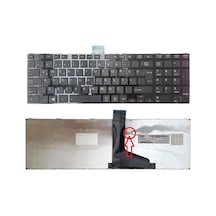 Toshiba Uyumlu C855-1Em, C855-1Ge, C855-1Gu Notebook Klavye Siyah - 528760410