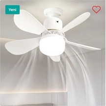 Kumandalı Fan, 62w Led Ampul Dimmerli