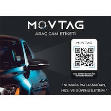 Oto Karekod Numaratör Qrkod Numaratör Akıllı Cam Etiketi Barkod