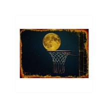 Bedeko Basketbol Potası Modern Ahşap Tablo 50cm X 70cm